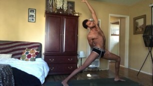 Yoga Flow in my Diesel Underwear