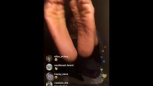 goddess nia stinky feet live