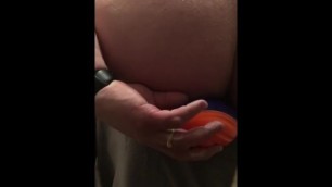 Nerf ball anal stuffing