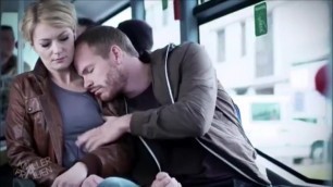 Knallerfrauen - Woman groped by sleeping guy on a bus