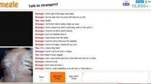 Messing around on Omegle and being daddy's naughty girl
