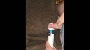 Vibrator cumshot