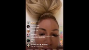 Nicolette shea gets pussy eaten on Instagram live