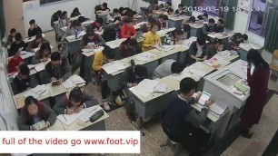 Teacher shoeplay and dipping from video surveillance