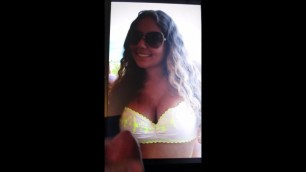 cum tribute for busty teen Katarina in bikini - beautiful tits