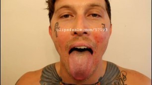 Tongue Fetish - Jack Maxwell Tongue Video 1