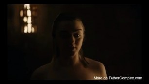 Arya Stark Nude and Sex Scene in Game of Thrones Maisie williams Naked