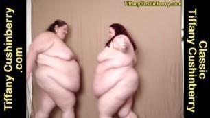 Fat Bellies Slap Into Each Other - SSBBW Use Belly To Sumo Smash The Other