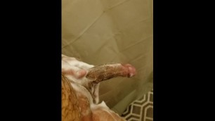 Soapy shower dick