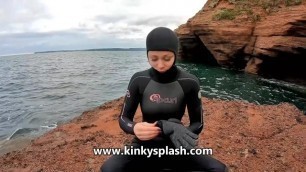 Head To Toe Horny, Neoprene Wetsuit Fun!