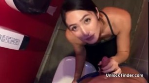 My Tinder Date Gave Me A Swallow In The Restaurant Bathroom Free Porno Please