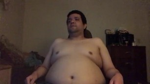 Fatboi doing a Coke and Bloat. Gets Big and Bloated Belly.