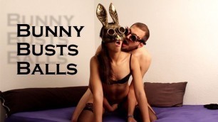 Bunny busts my balls. Happy Easter and happy ending ;)