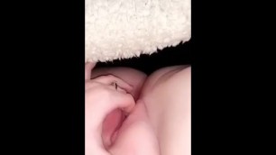 Masturbating home alone