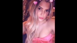 ALISSA VIOLET IN SEXY PINK DRESS