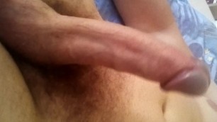 My morning wood 2, my uncut cock fully erected and ready for some action :)