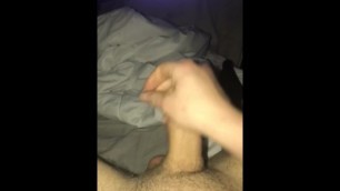Wanking my cock to porn and exploding my load