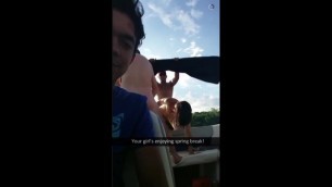 Snapchat - GF Cheats on Boat at Springbreak Party