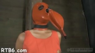 Rubber mask bondage