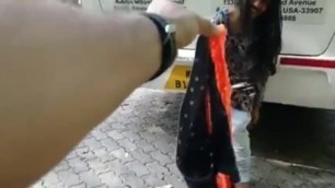 INDIAN Girl Removing panties in the middle of the road