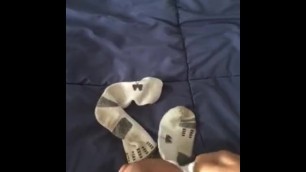 Cum on sisters smelly socks