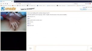 sexy latina on omegle rubbing her tight pussy