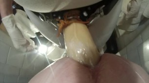 Submissive Husband Femdom Wife with Big Headed Strapon