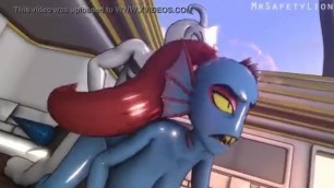 Asriel fucks Undyne