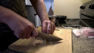 I show you how to make Pork Belly Ramen Noodles while drinking coffee