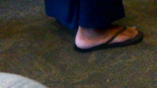 Candid Quickie: Blue Toes