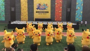 Many Pikachus Go Dance