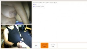 Jerking off to woman on Omegle