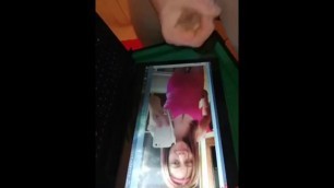 Cumtribute on hot mexican mom