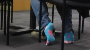 Toe Socks Shoeplay (Not My Work)