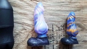 [Not Porn] Thermal Color Changing Knot Dildos by Phoenixflame Creations