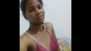 Tamil girl striping out in cam