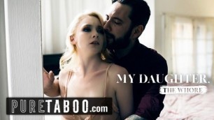 PURE TABOO Daddy Whores Out Teen StepDaughter to Pay Off His Debts