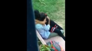 Indian couple's caught having sex in public park