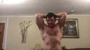 Cocky Muscle Flexing