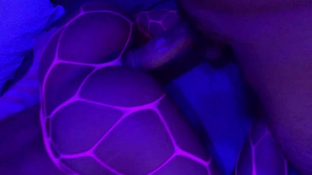 Neon Fishnets Made Me Cum All Over Her Ass