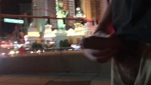 Las Vegas dickflashing (with cumshot)