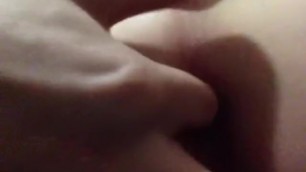 Young teen fingers ass