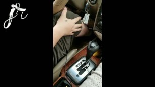 BBW Risky Public Car Masturbation Voyeur