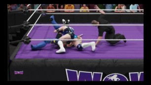 Chun-li vs Tina-WWE Wrestling