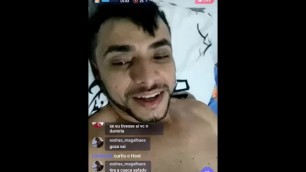 Horny Latino Showing Off His Cock on Gay App