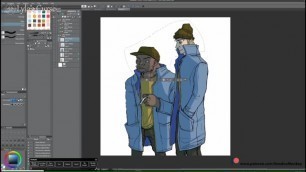 Process Painting: The Deadbeats Character Sprites