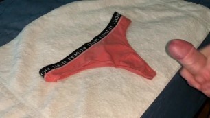 Cum shot on panties I found in the schools laundry room