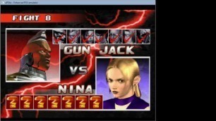 Submissive Tekken 3 characters give in to Nina's feet.