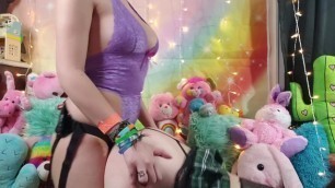 lesbian dominating her bunny's pussy