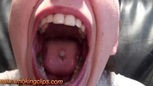 Sexy Mouth & Pierced Tongue Fetish